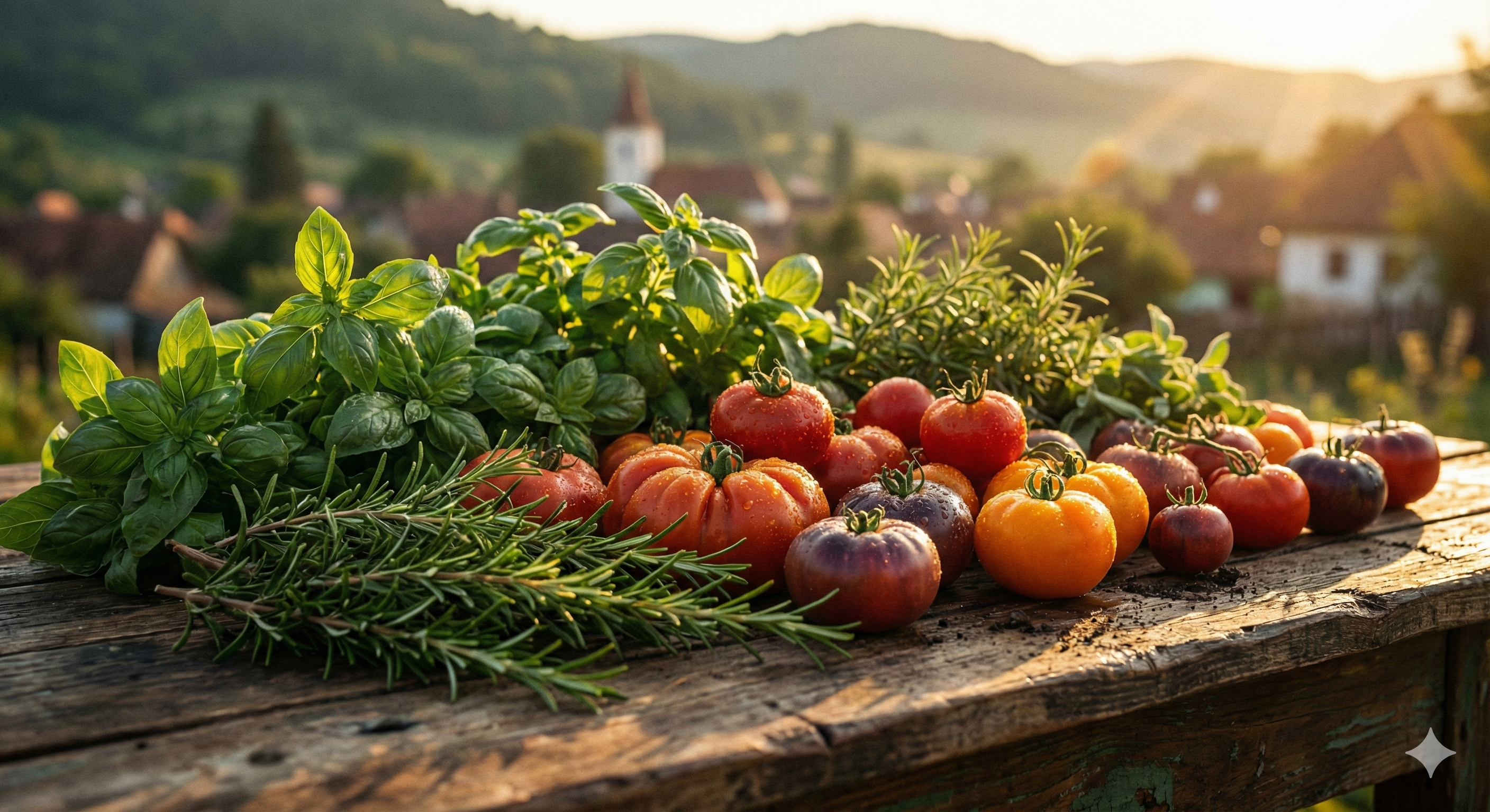 Ingrediente proaspete pe masă